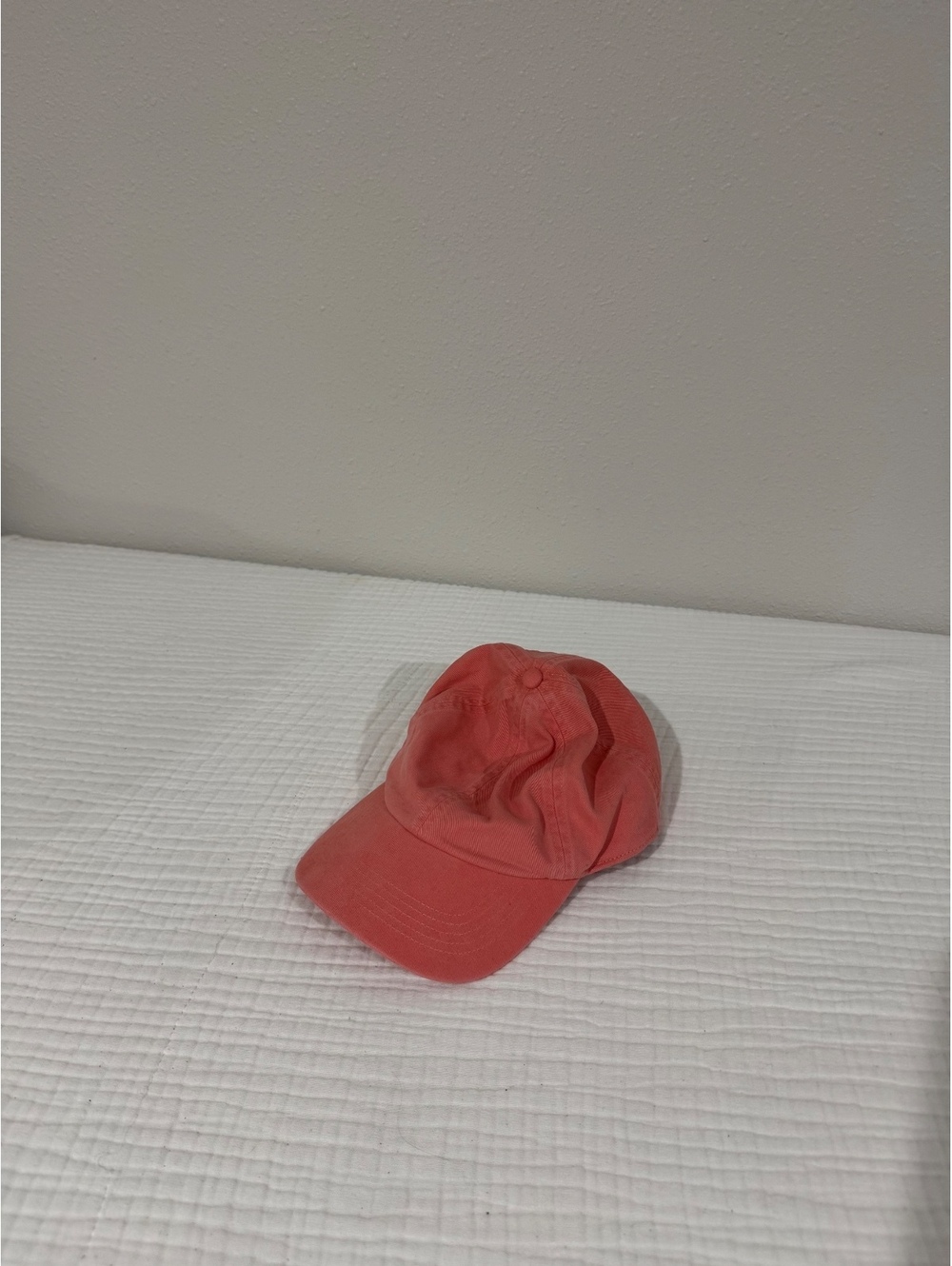 GAP Women’s Coral Pink Cotton Baseball Cap Adjustable One Size